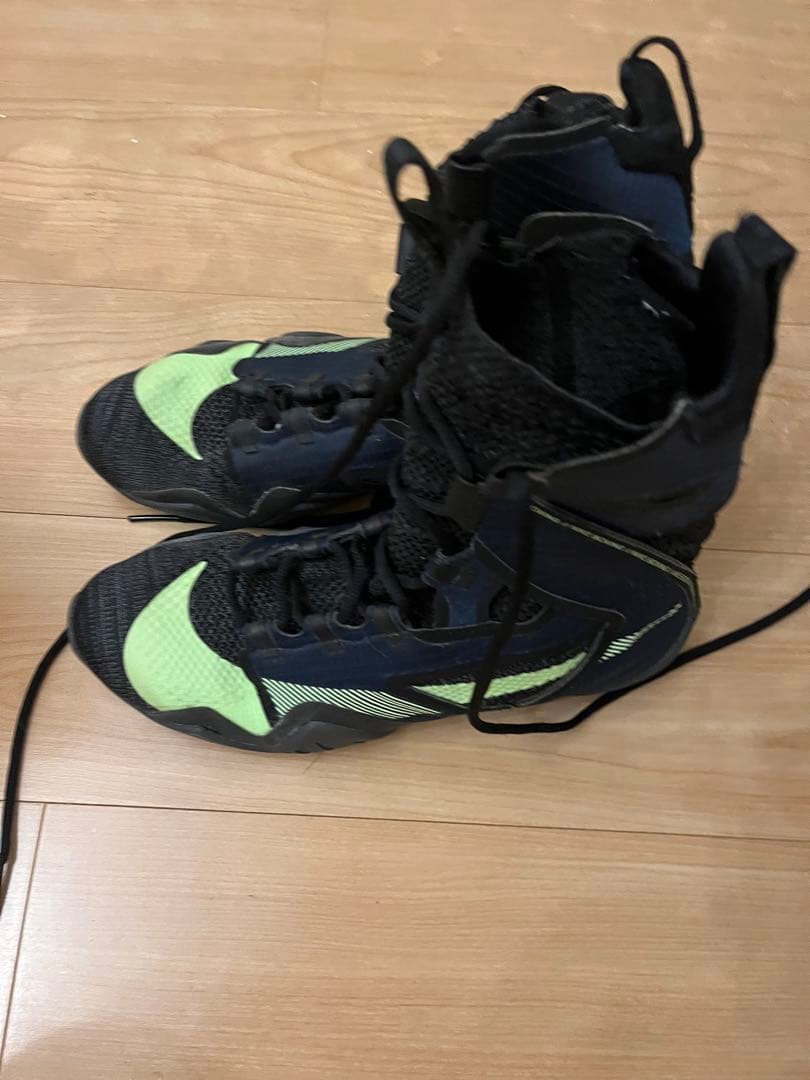 Nike ボクシングシューズ ブラック/グリーン