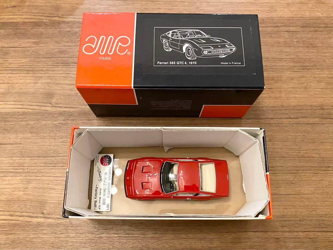 中古品 希少！1/43 AMR フェラーリ 365GTC/4 レッド