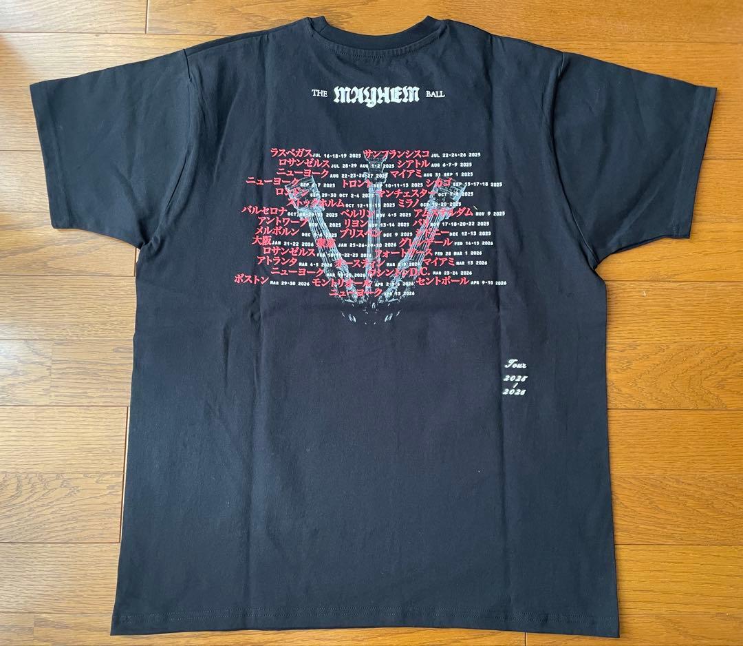 ★新品・未使用★レディーガガ　踊るか　死ぬか　ツアーTシャツ　L