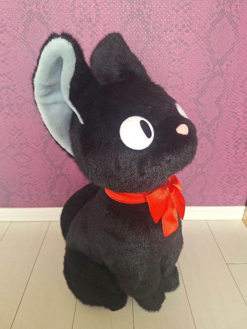 希少 魔女の宅急便　ジジ　特大 ぬいぐるみ 人形