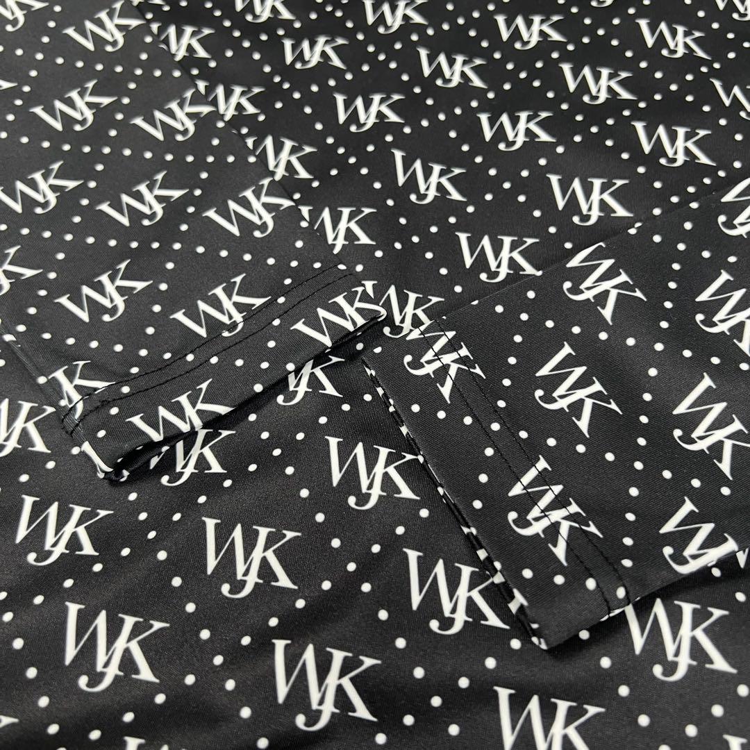 wjk wjkg ゴルフ カットソー モノグラム ハイネック モックネック