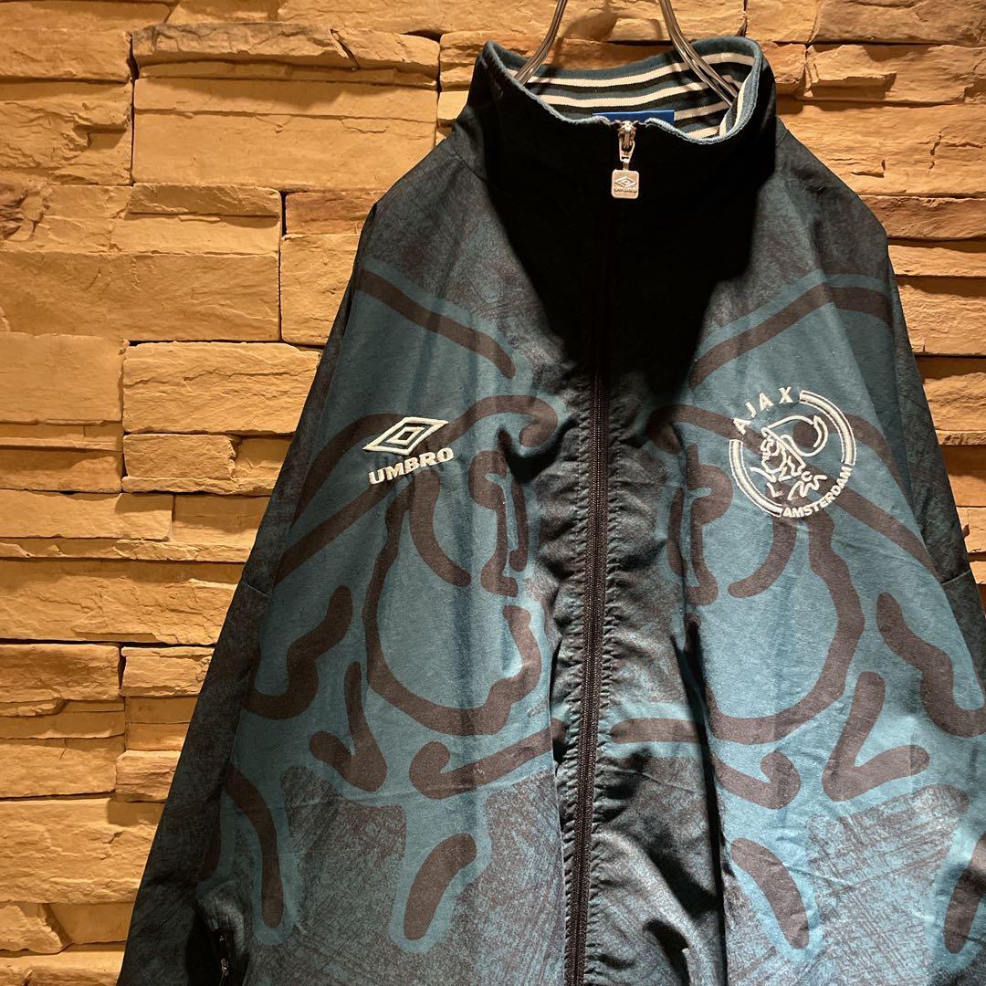 【期間限定】90s'/UMBROアンブロ×アヤックス/ナイロンジャケット/M