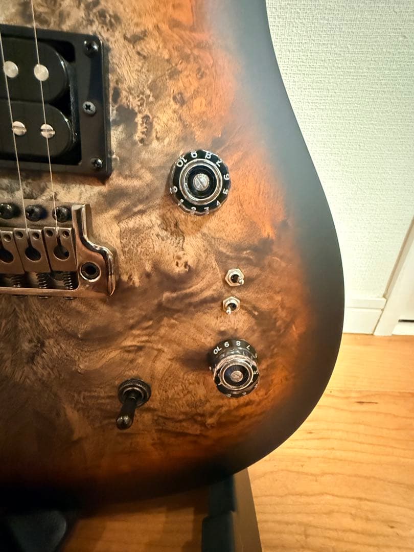 【美品】PRS SE CUSTOM 24-08 POPLAR BURL