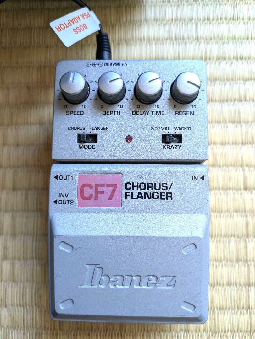 Ibanez CF7 CHORUS FLANGER エフェクター