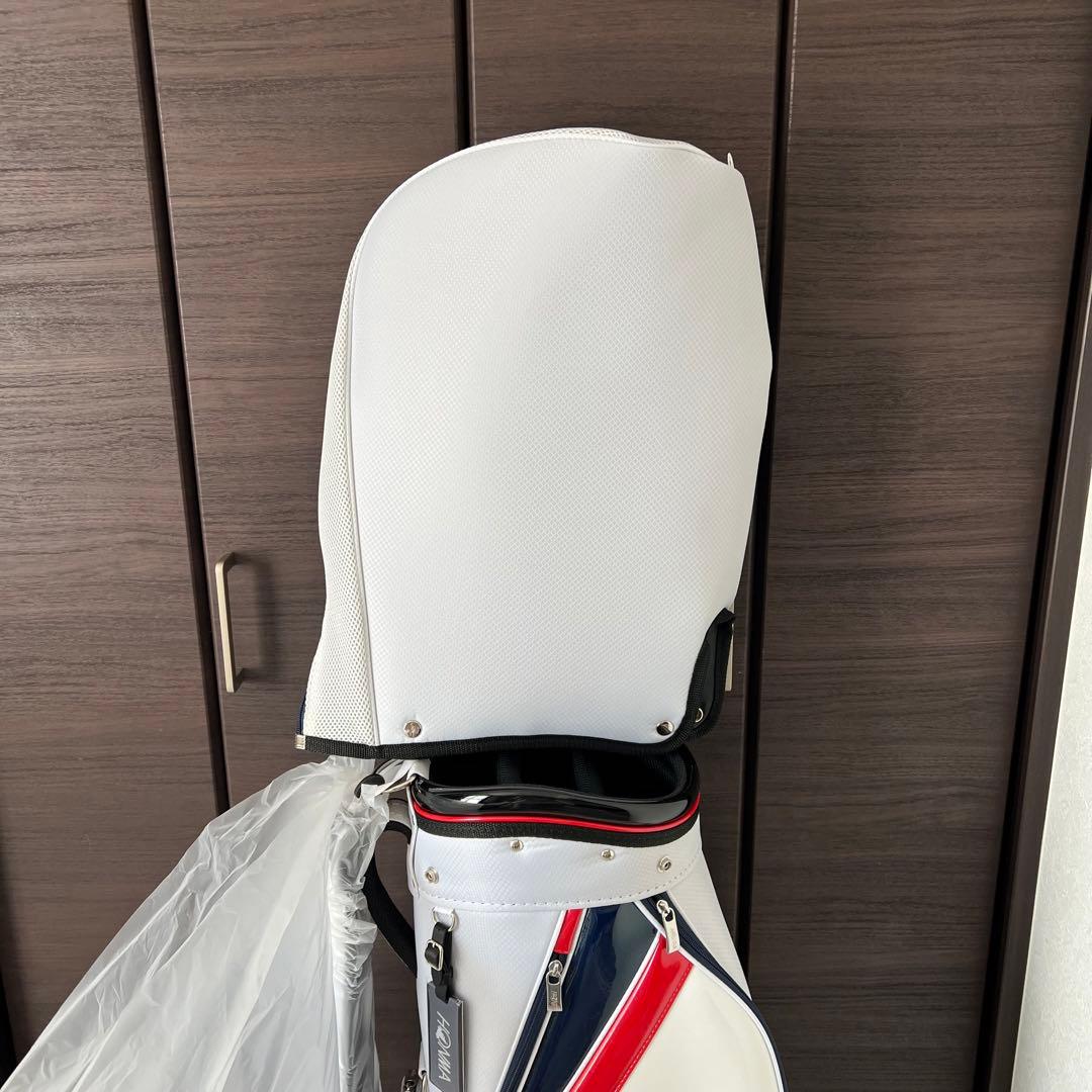 HONMA ゴルフキャディバッグ 新品・未使用 ホワイト ネイビー レッド