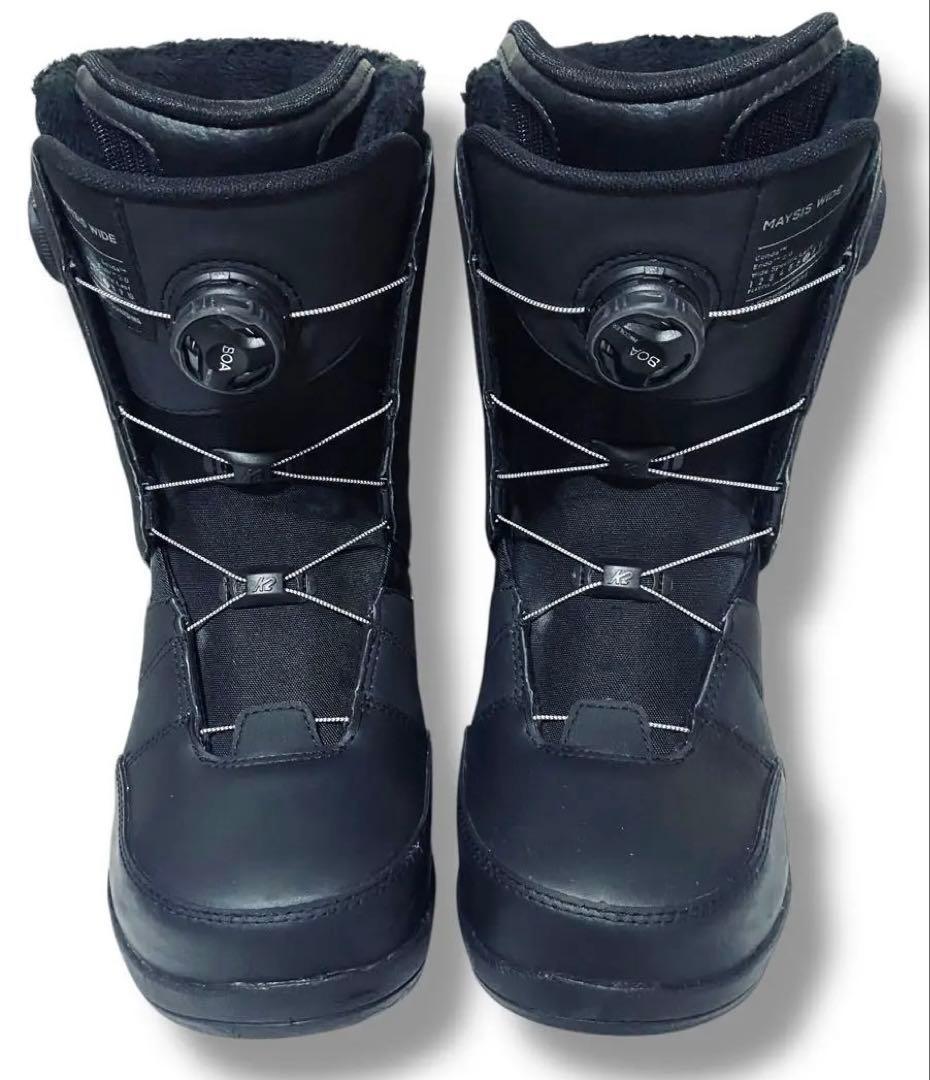 美品 BOA K2 Maysis Wide スノーボード ブーツ 27 cm 黒