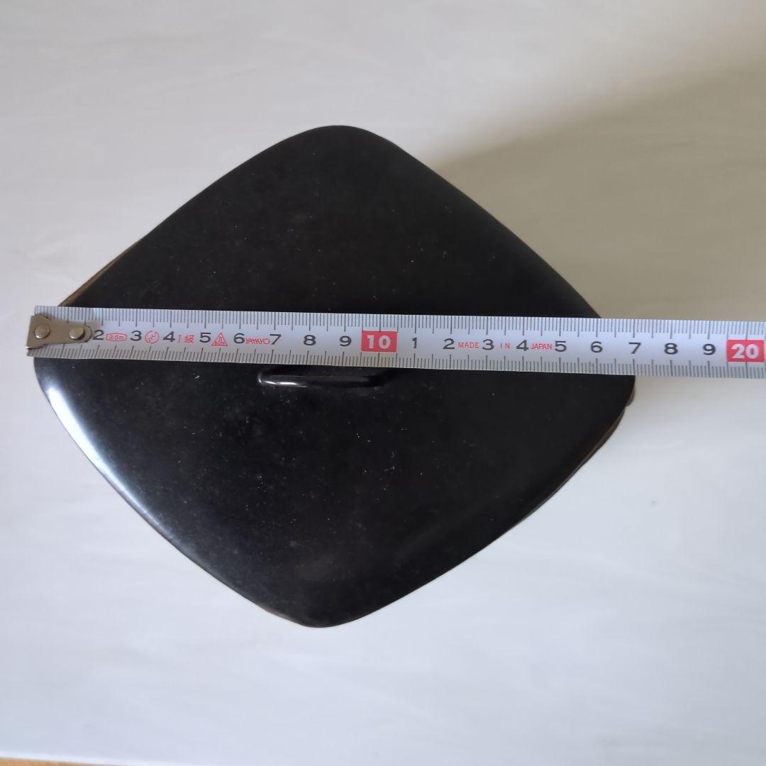 茶道具　耳付き水指　水指　如拙庵　須田祥豊　菱形耳付水指