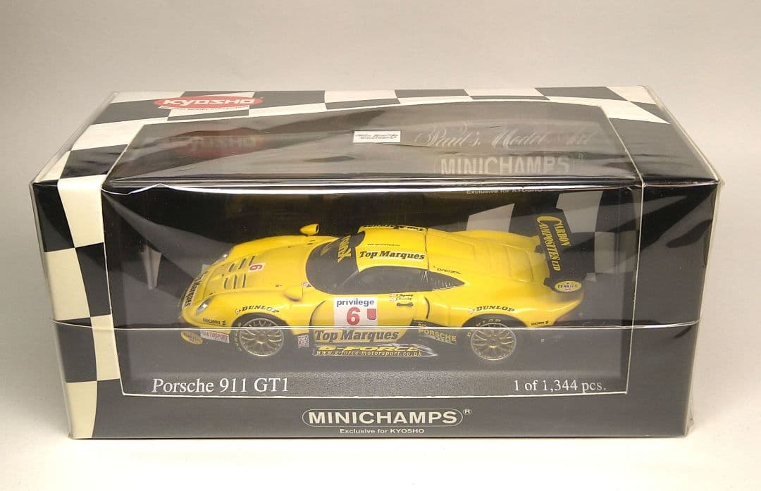 ★希少【ミニチャンプス】1/43 ポルシェ 911 GT1 1999