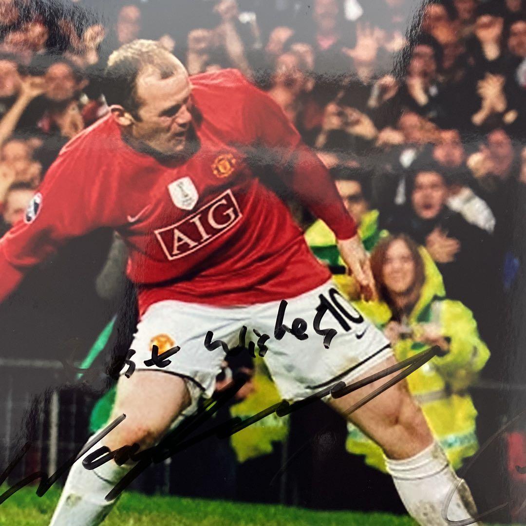 クリスティアーノロナウド　ルーニー　KAKA 　直筆サイン