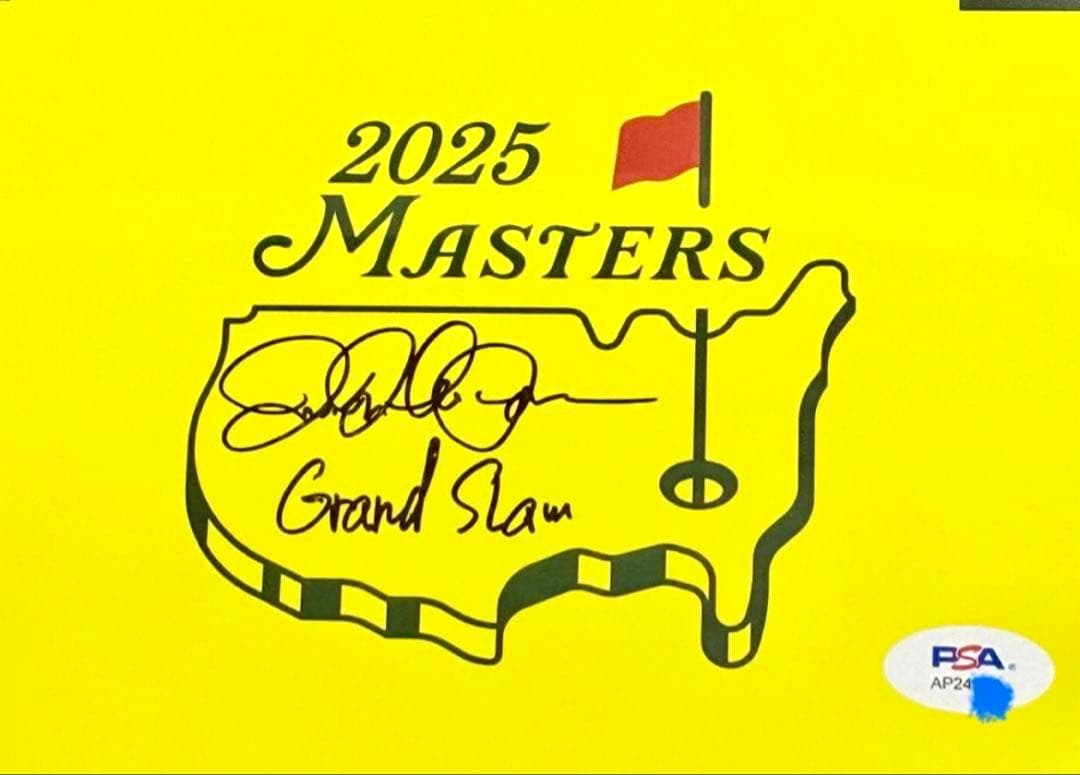 貴重！ローリーマキロイグランドスラム２０２５年マスターズ直筆サイン　鑑定書付
