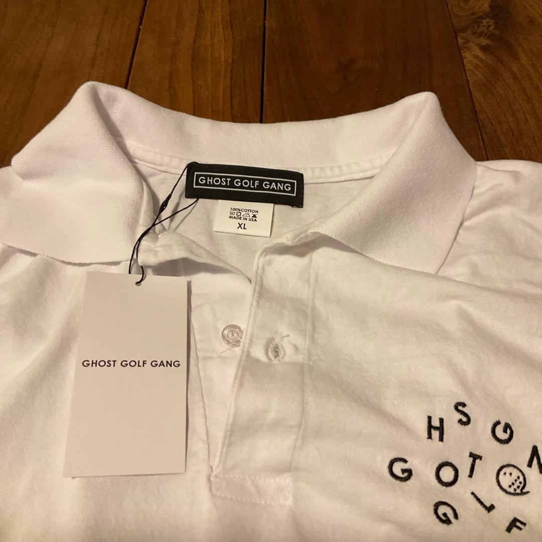 GHOST GOLF GANG　ゴーストゴルフギャング　ポロシャツ　XLサイズ