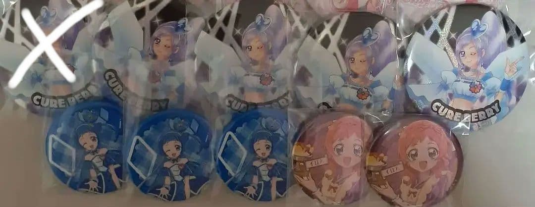 プリキュア 缶バッジ アクリルスタンド グッズ 大量