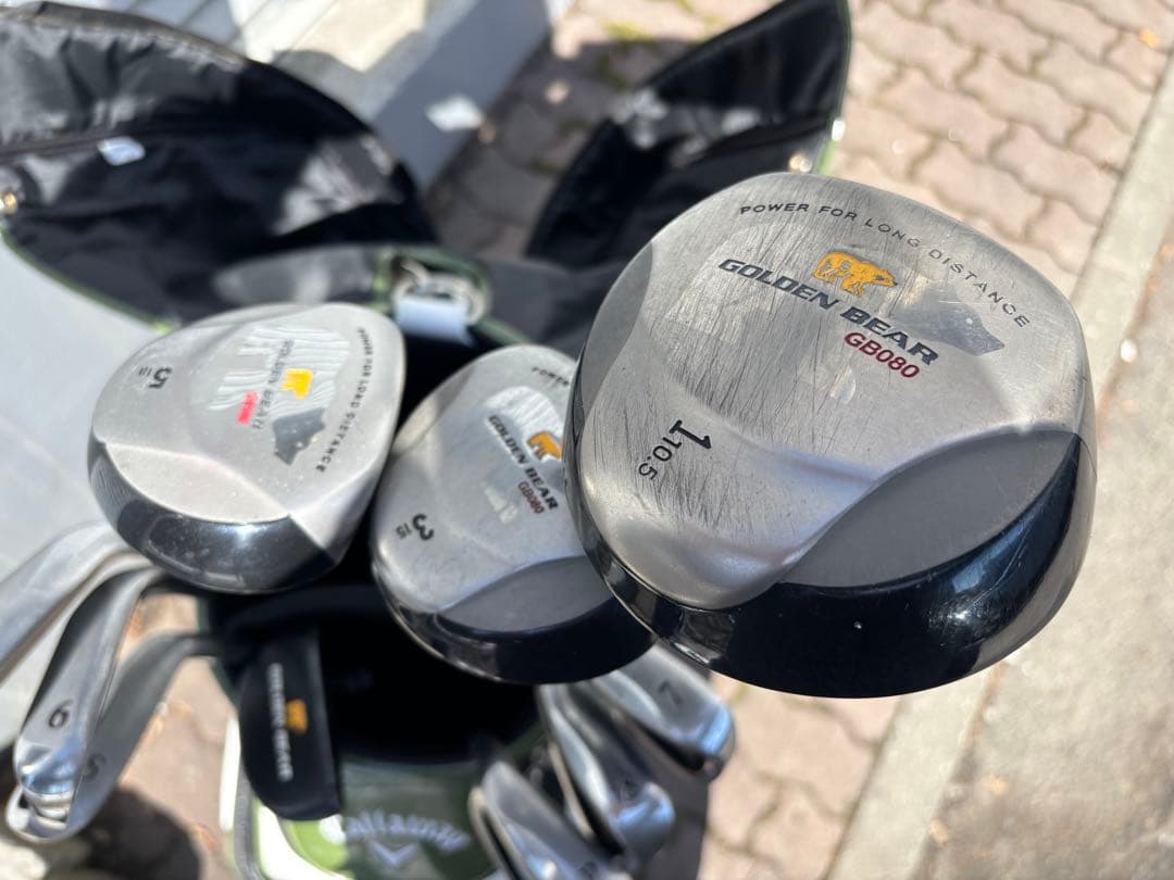 Callaway ゴルフバッグ GoldenBear ゴルフクラブ一式（左利き）
