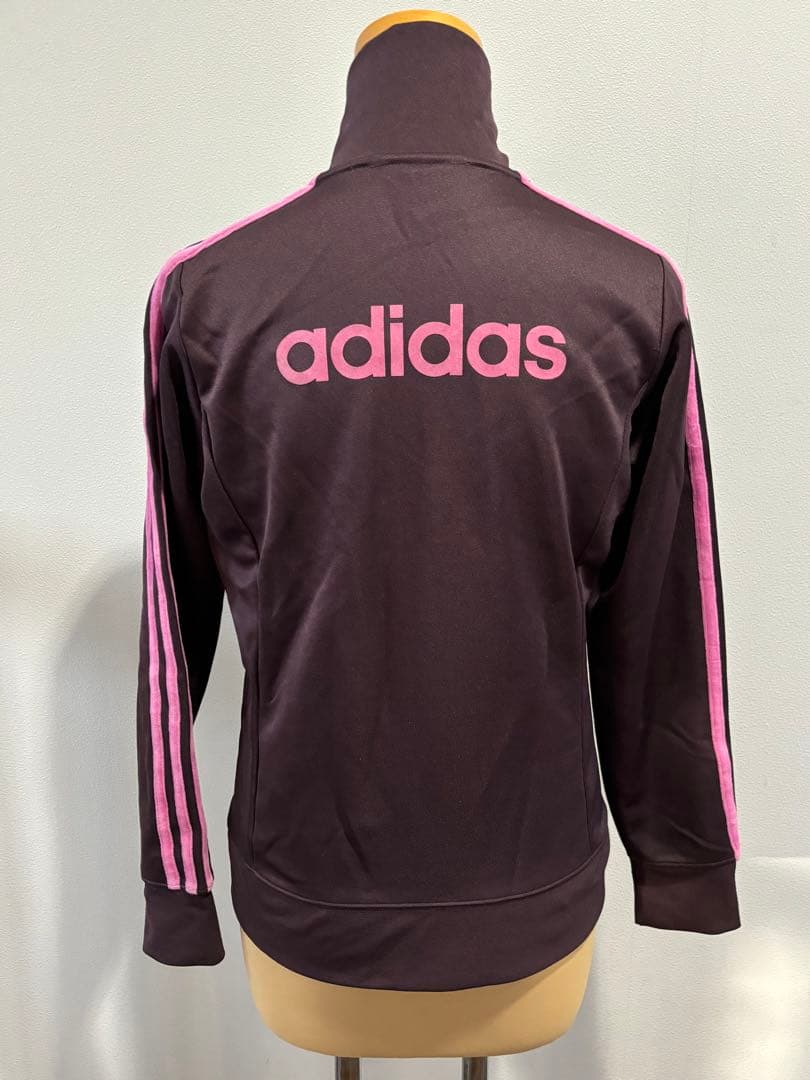adidas トレーニングジャケット 紫ピンク