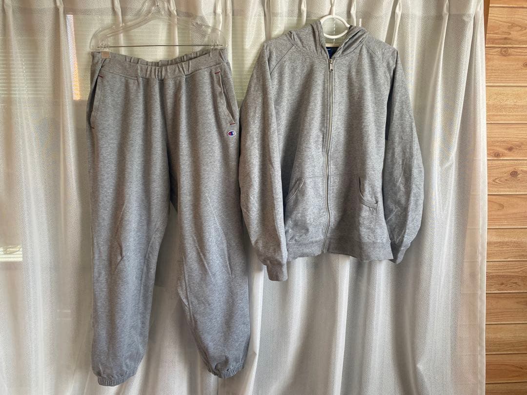 Champion スエット上下 XO グレー　CS1905