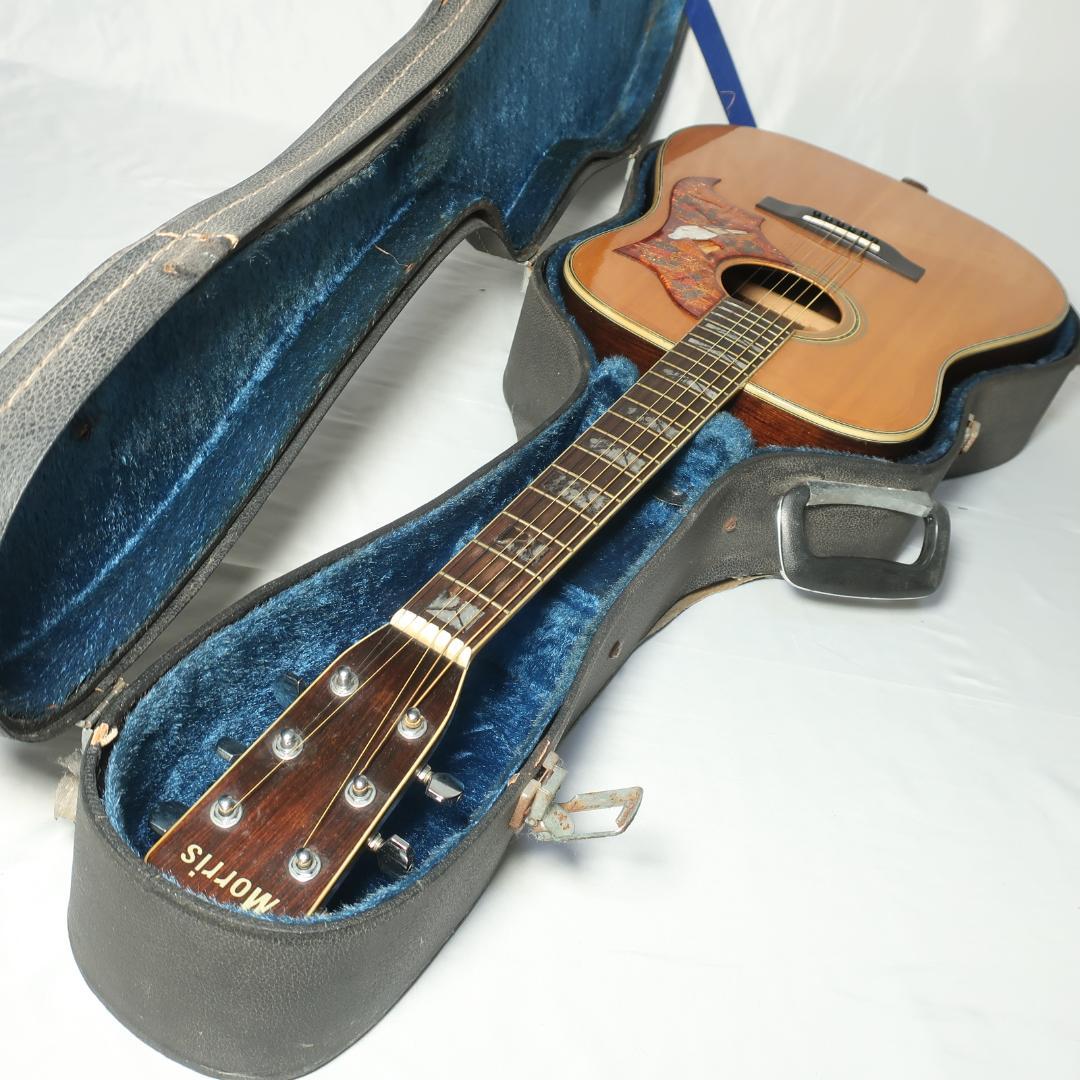 Morris W-30 エレアコ仕様 ギター ハードケース付