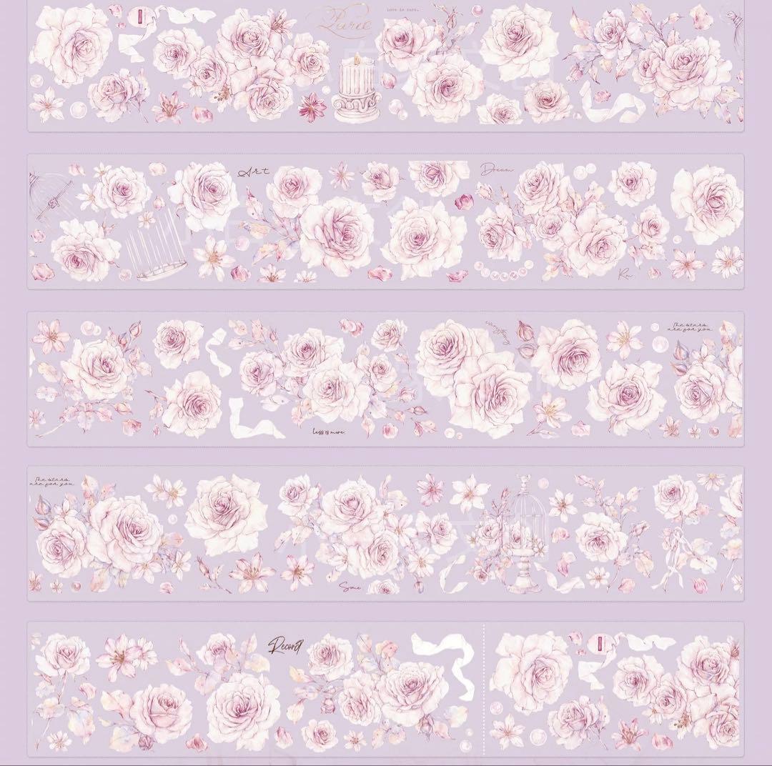 小白家文創《微醺》海外マスキングテープ　マステ 【2029】