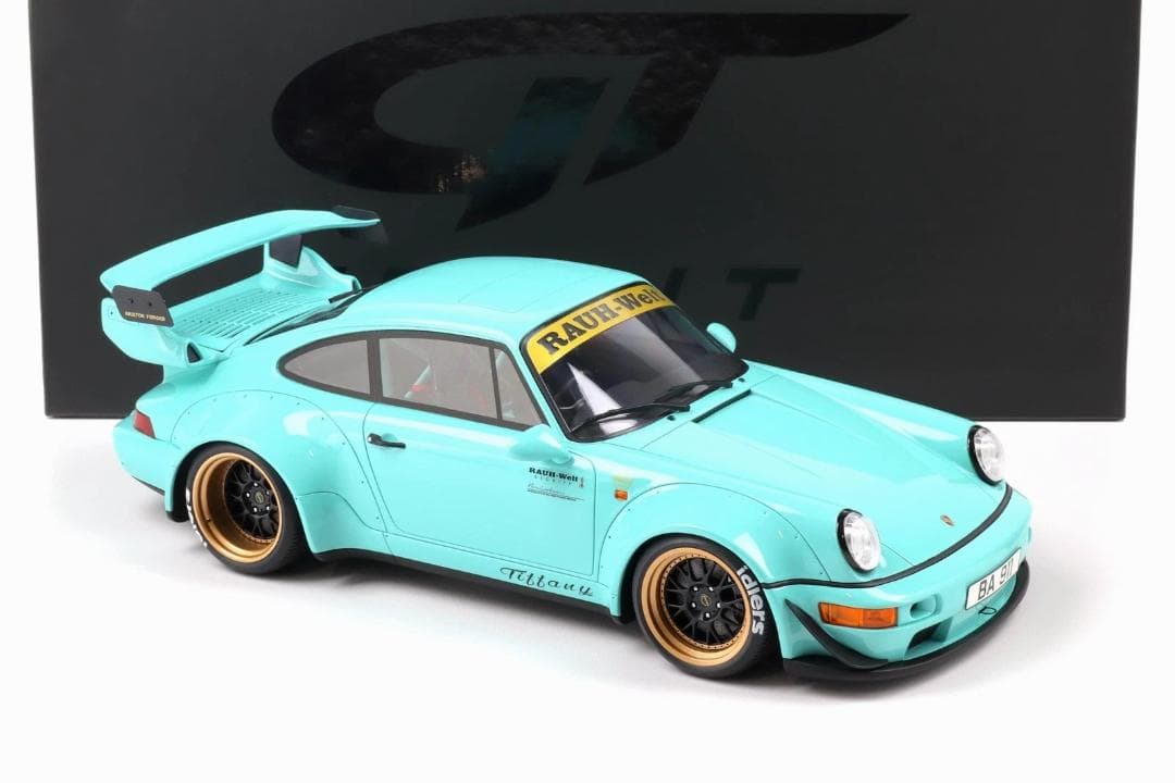 バイス1/12 ポルシェ 911 (964) RWB Tiffanyブルー