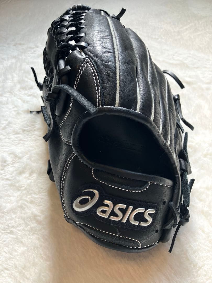 アシックス 軟式 グラブ 左投用 トライアップ 外野手用 BGR4AU ブラック