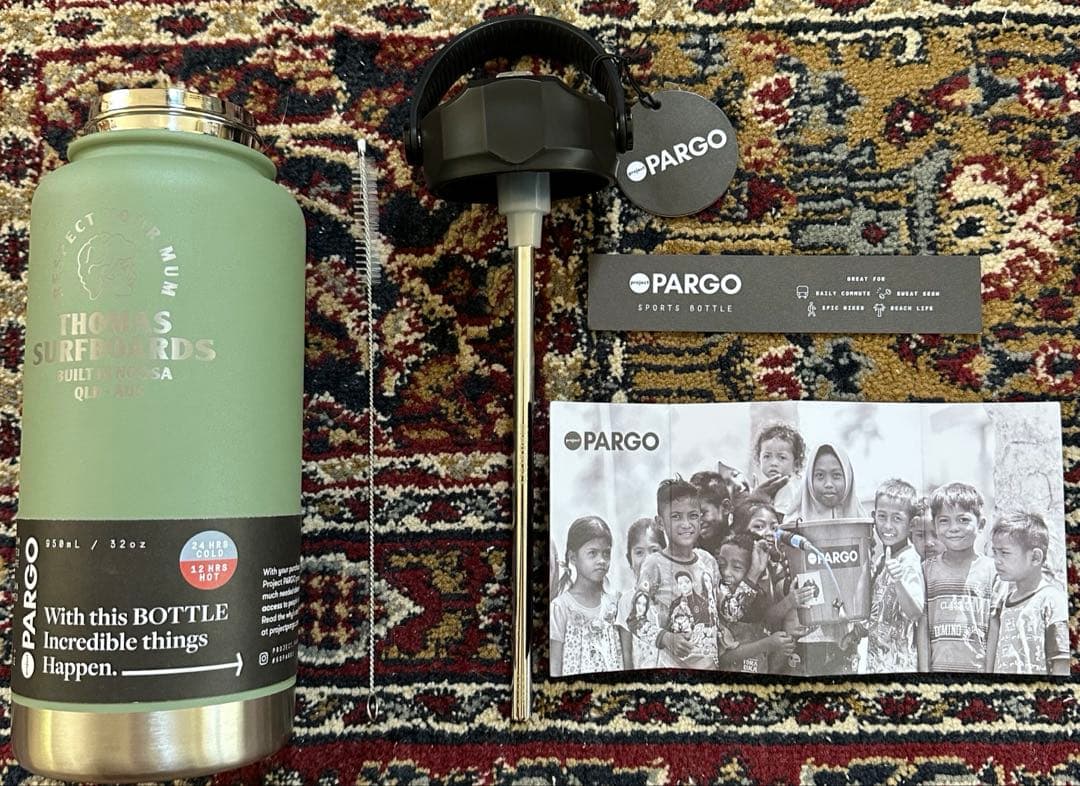 Thomas Surfboardx Project Pargo のコラボ水筒