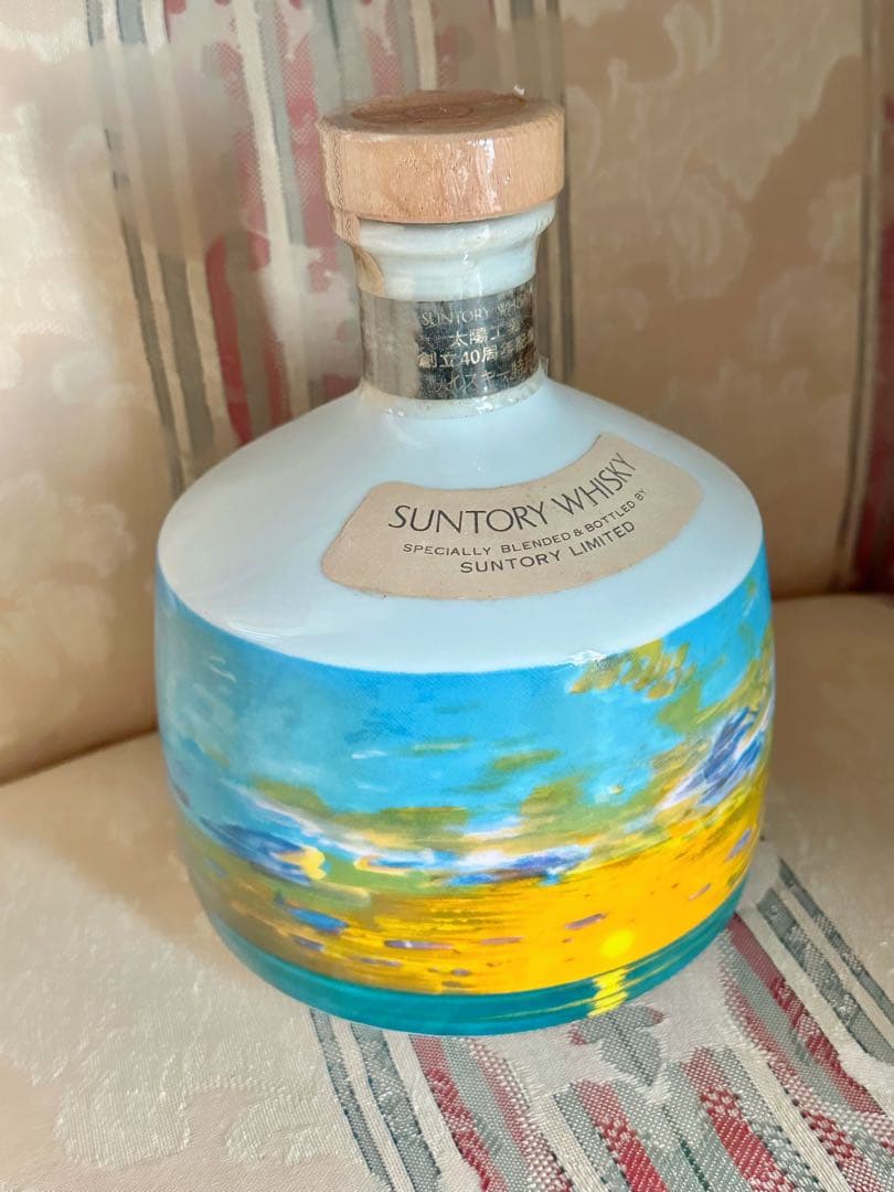 希少品サントリーウイスキー特級太陽工業創立40周年記念ボトル