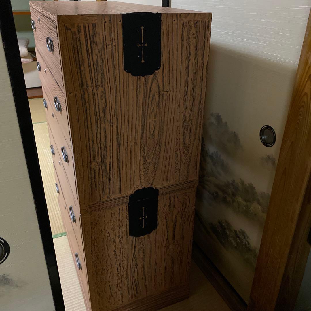 箪笥 婚礼箪笥 古道具 桐 収納家具 インテリア ①