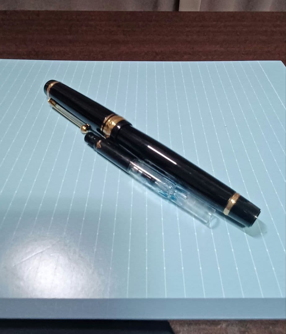 カスタム845 万年筆 B 太字 エボナイト パイロット PILOT