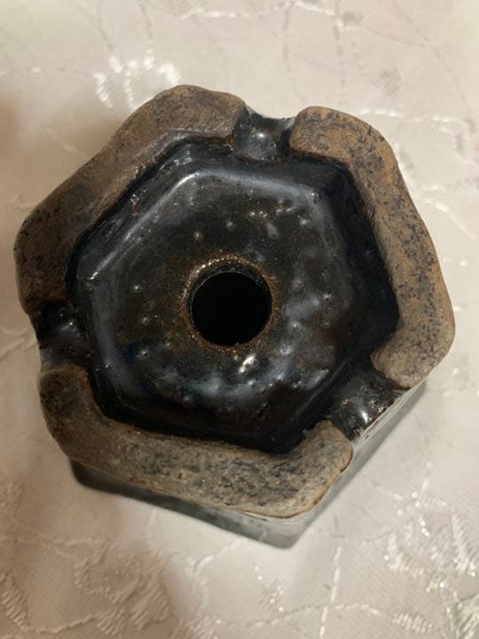 獅子丸　六角　盆栽鉢