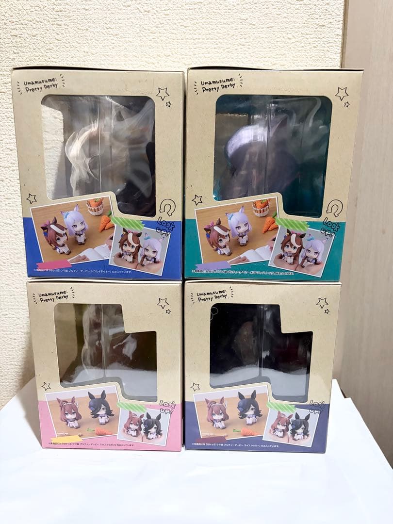 ウマ娘　るかっぷ　4種セット　特典座布団付き　フィギュア　メガハウス