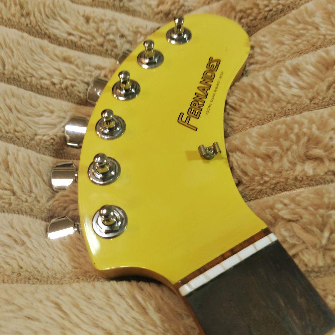 【ケース 交換弦付】 フェルナンデス zo-3 エレキギター アンプ内蔵 黄色