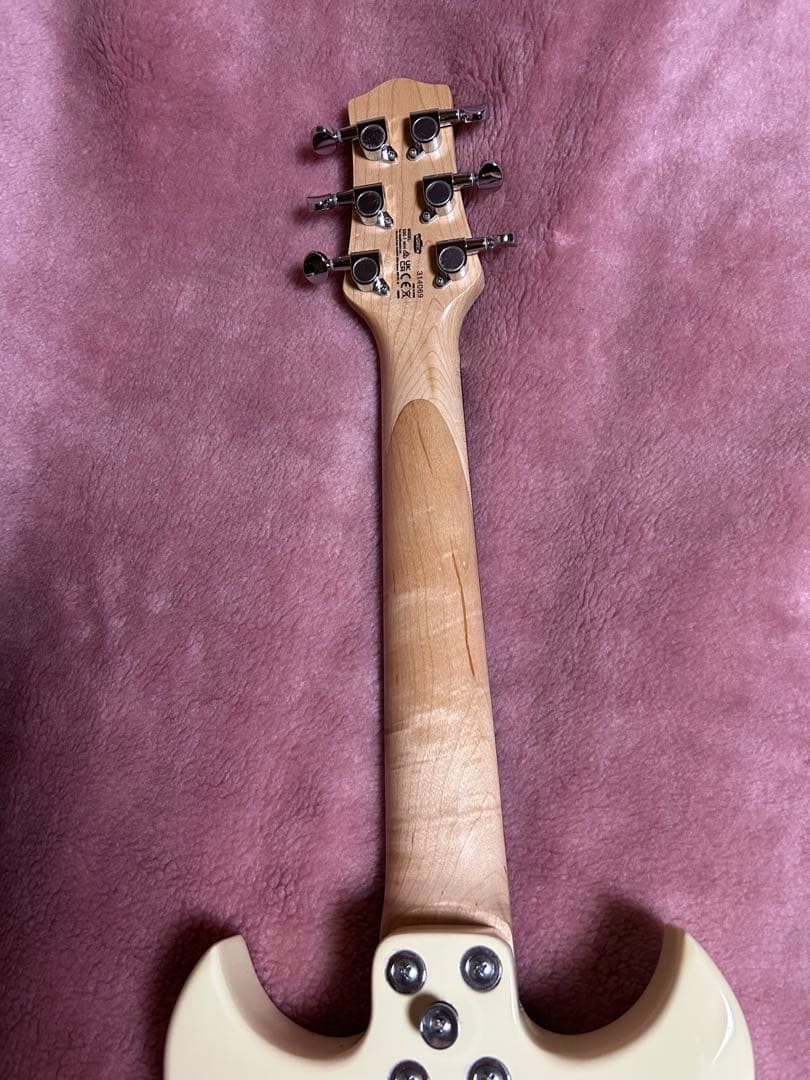 Vox ミニエレキギター クリームカラー