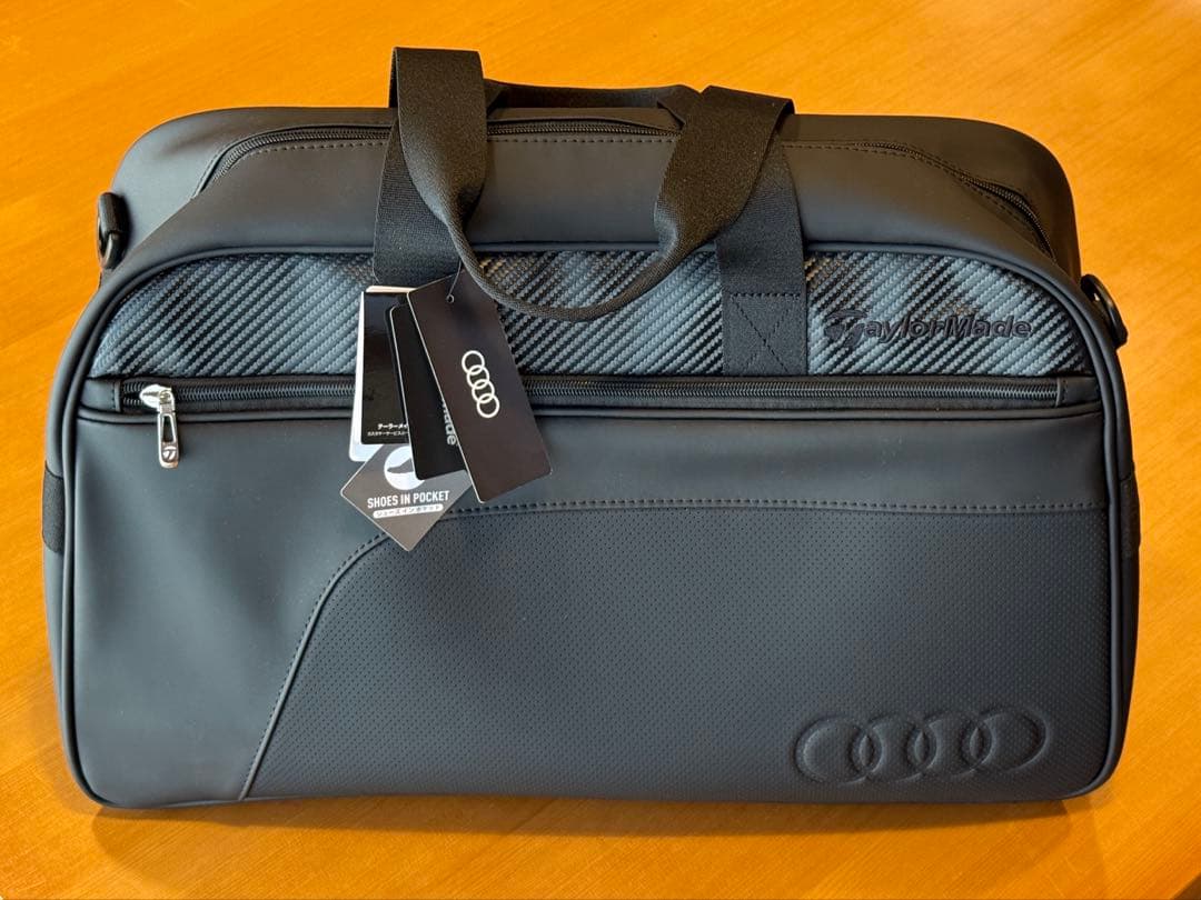 Audi×TaylorMadeボストンバッグ JPL24013 BLACK