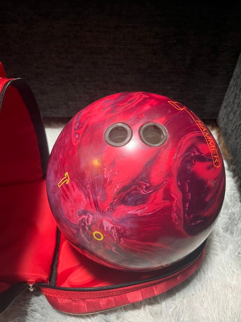 HAMMER ASSAULT 3D OFFSET ボウリングボール（ケース付き）