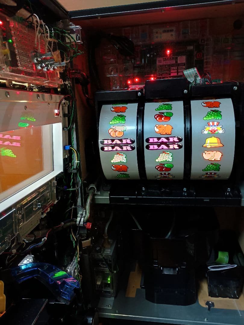 6号機　パチスロ実機　SアイムジャグラーEX グリーンパネル　スロット