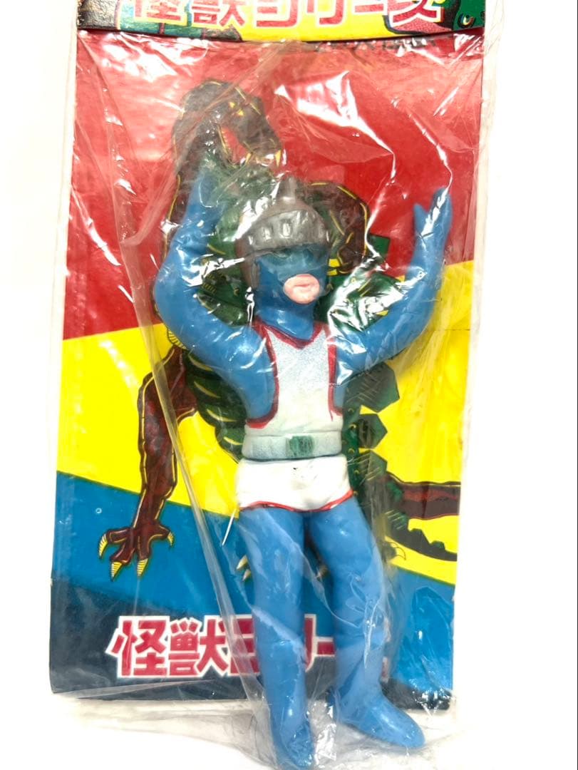 未開封！シルバー仮面 ソフビ パチ 無版権 （ポピー バンダイ タカトク