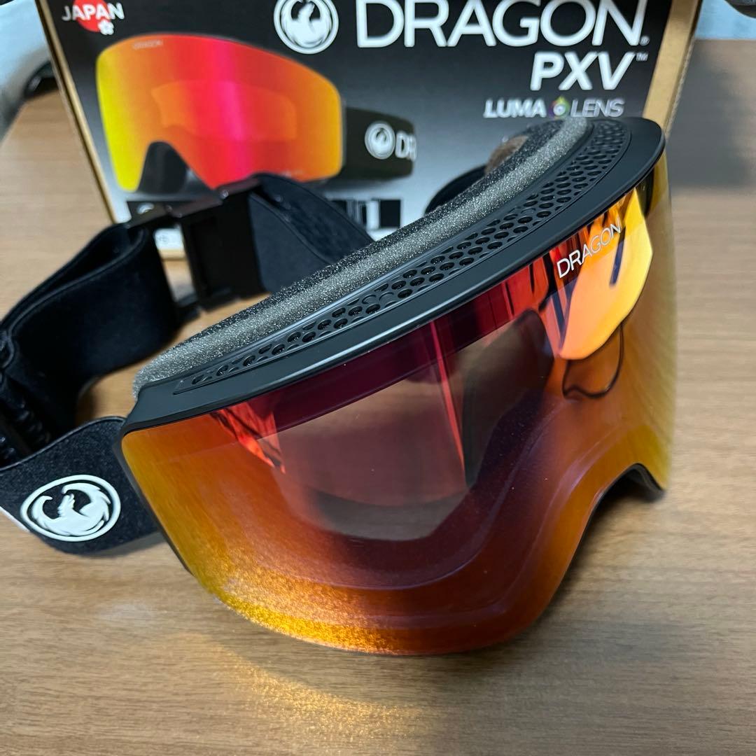 DRAGON PXV ゴーグル LUMAレンズ 収納袋付き
