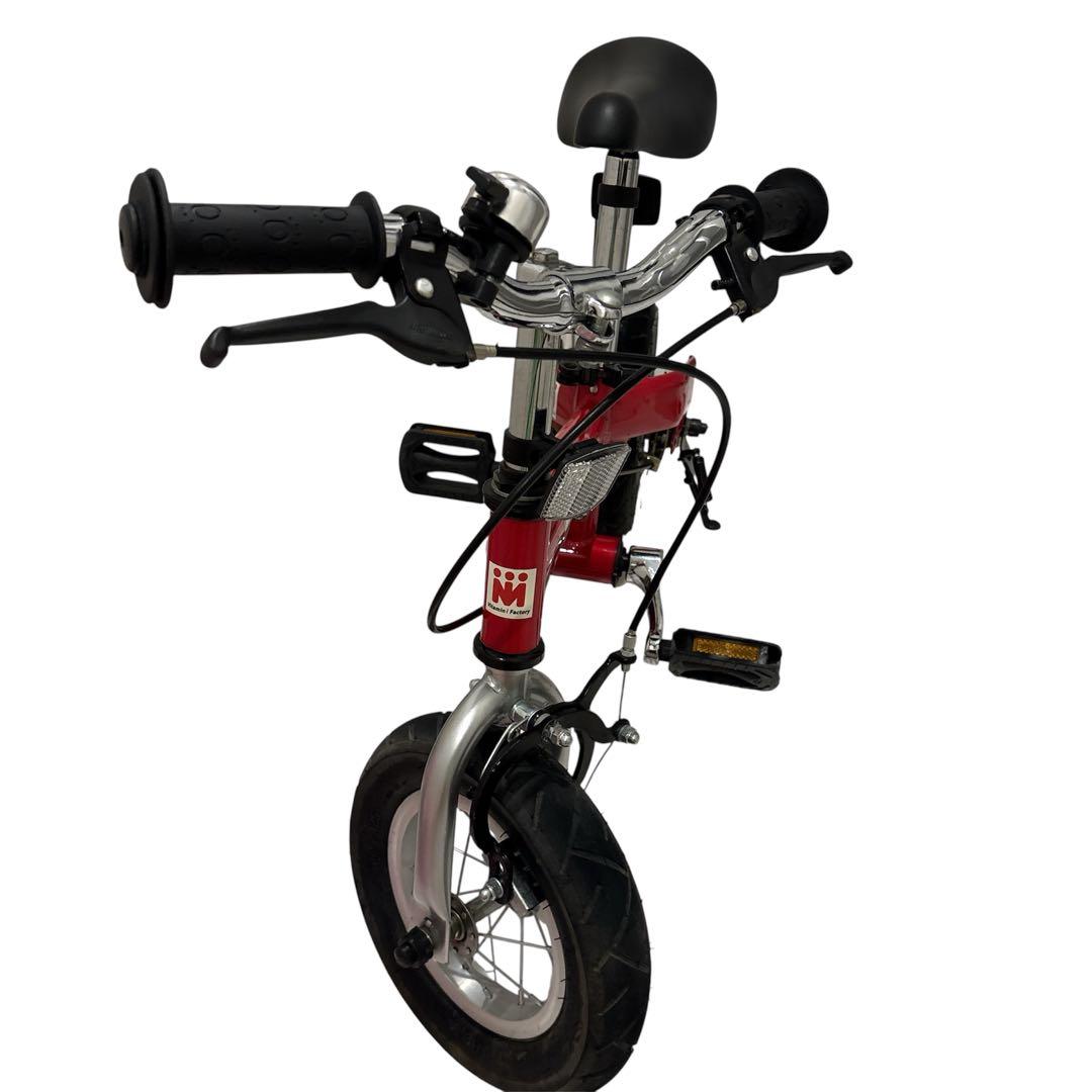 【美品・サビ極少】　へんしんバイク　12インチ レッド スタンド付