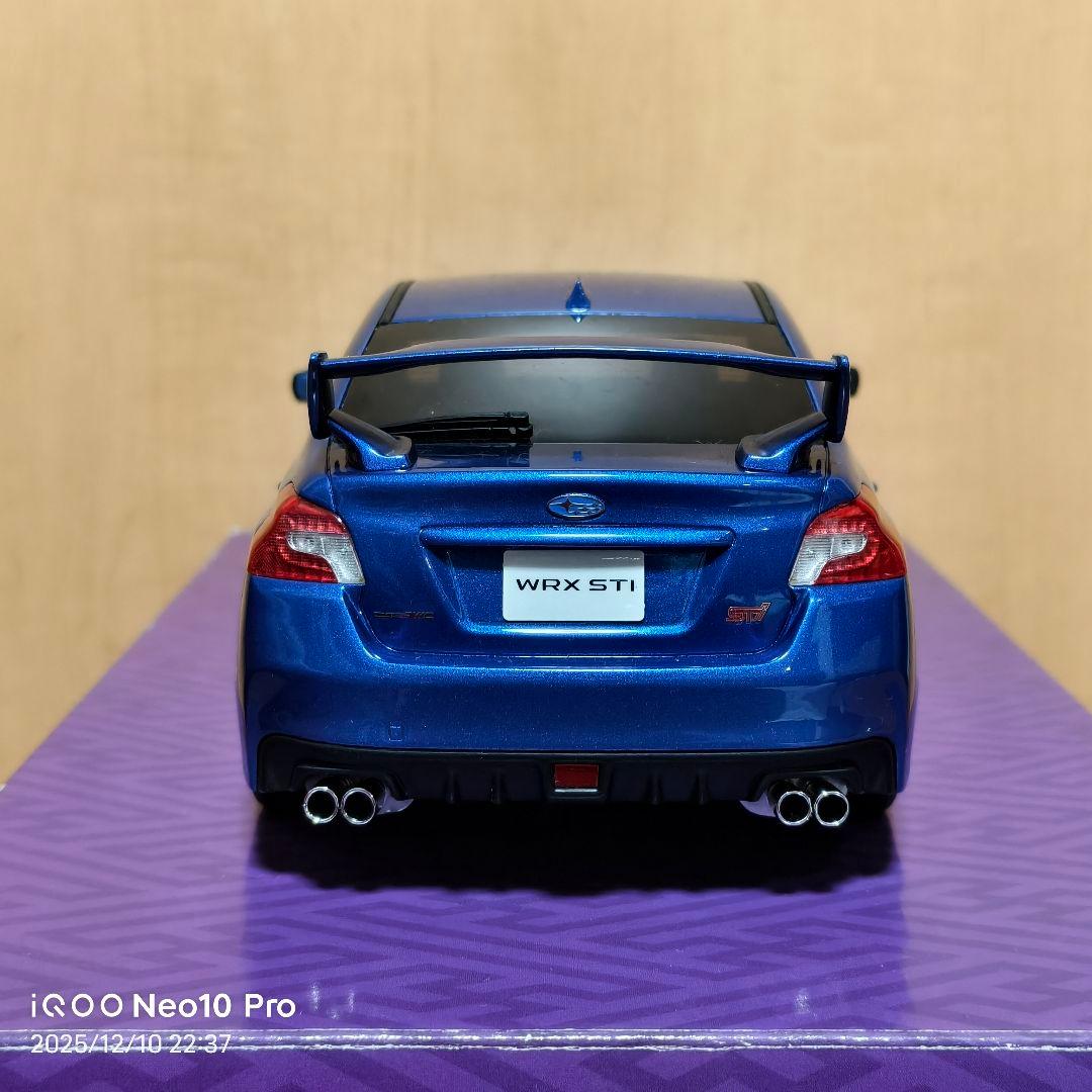 京商 サムライ 前期型 スバル WRX STI 1/18 WRブルー