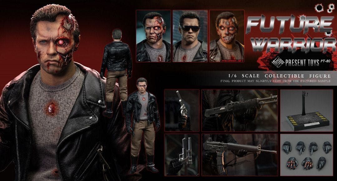 PRESENT TOYS PT-SP80 ターミネーターT-800バトルダメージ