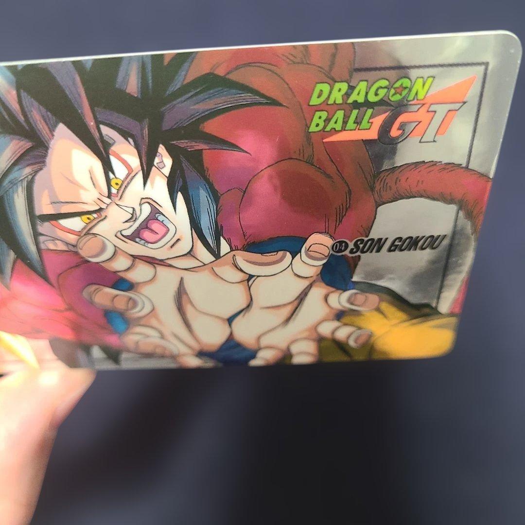 希少　ドラゴンボールGTカードダス 孫悟空 未剥がし