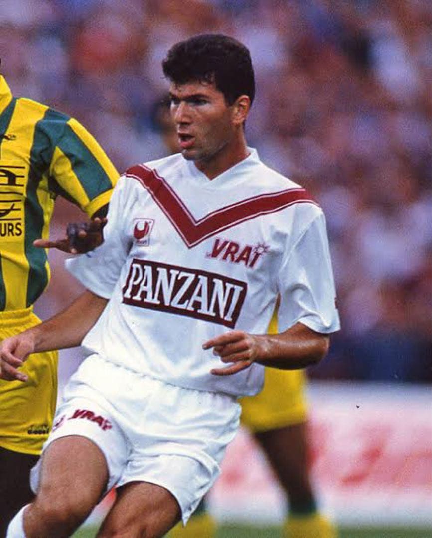 1993 94 ボルドー　ジダン　ユニフォーム