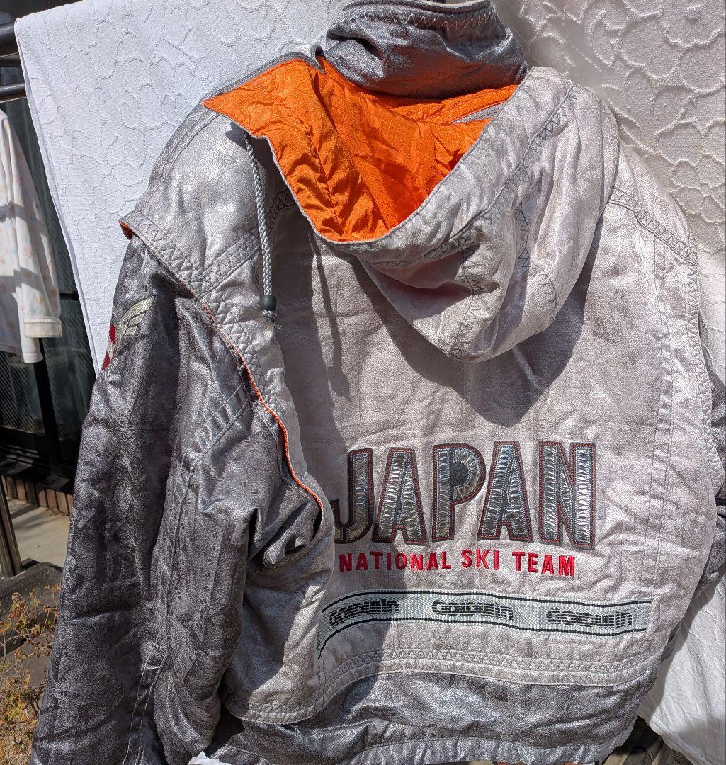 【希少】【レトロ】GOLDWIN スキーウェア シルバー　上下