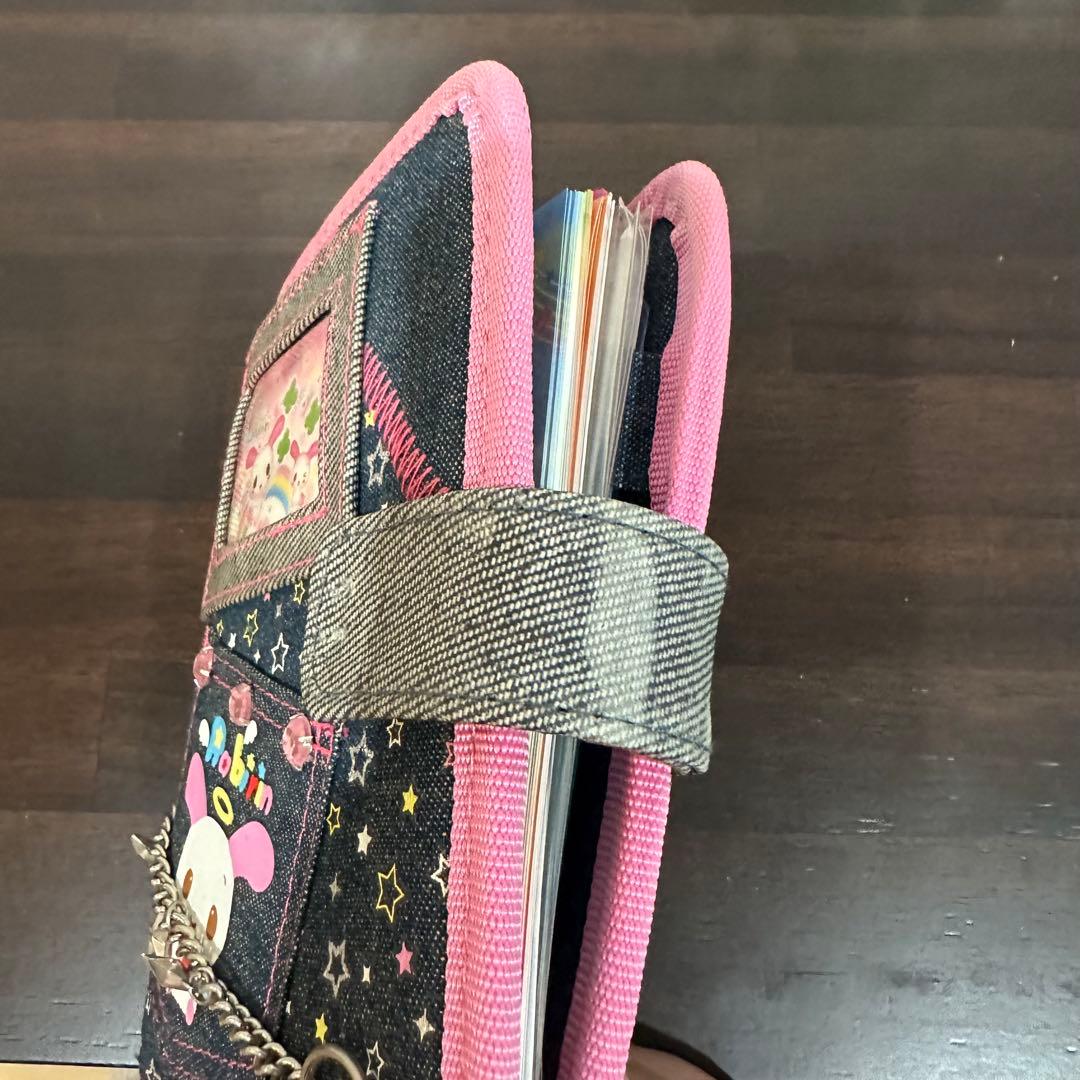 【平成当時レア】シール帳 えんじぇるラビリン　デニム チェーン　クローバー