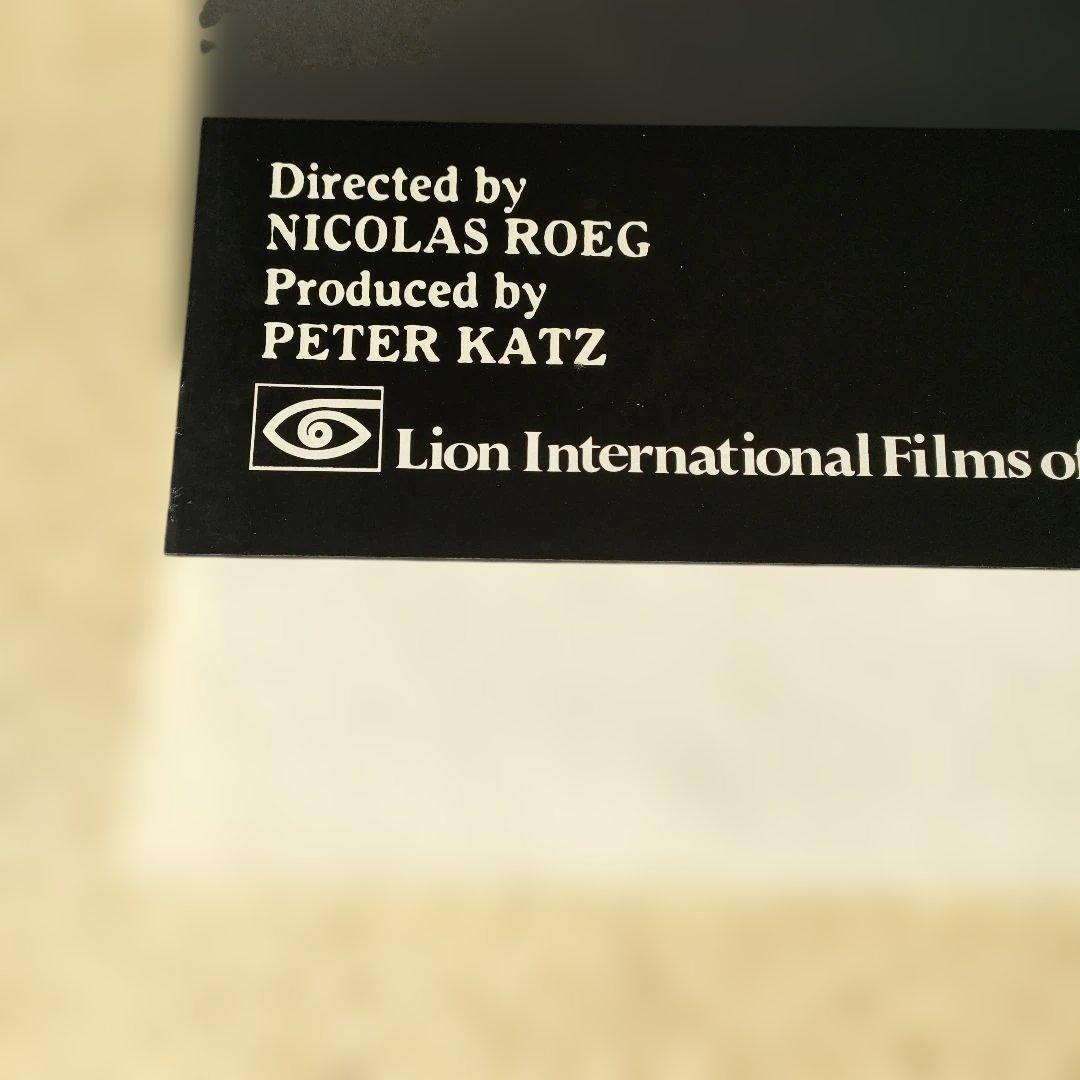 本国イギリス版「赤い影」オリジナル映画ポスター