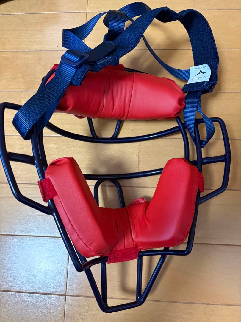 Mizuno Pro キャッチャー防具セット 赤/黒　硬式、革・ゴムソフト用