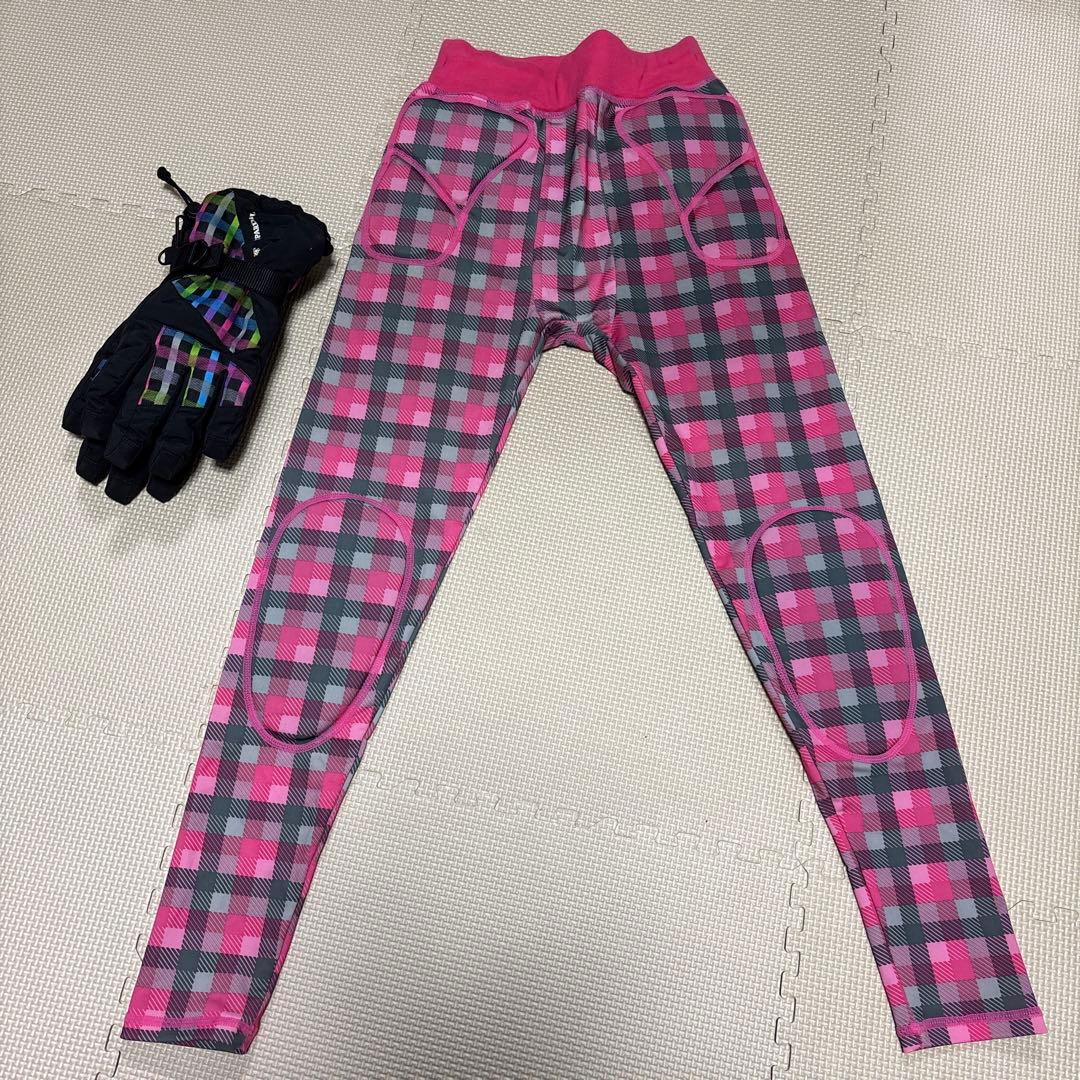 【美品】ICEPARDAL スノボウェアー　7号　グローブ、インナー付き