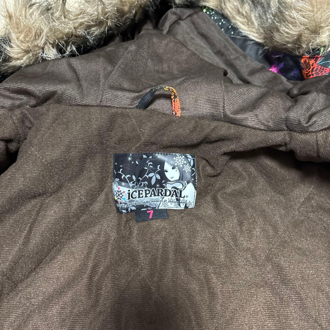 【美品】ICEPARDAL スノボウェアー　7号　グローブ、インナー付き