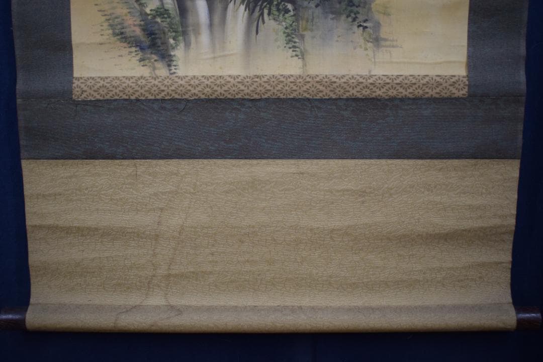 山本梅逸/松鶴図/松下双鶴図/掛軸☆宝船☆Z-413