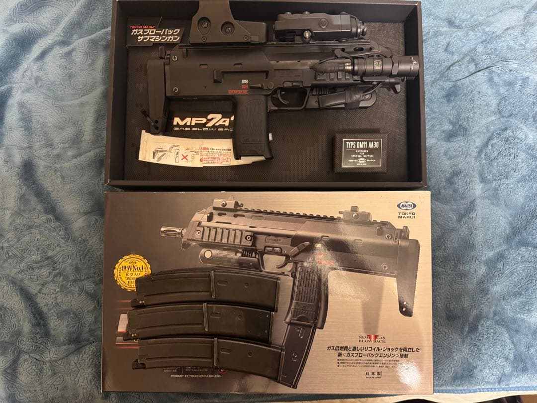 【パーヴェル1-1】東京マルイ MP7 ガスブロ セットアップ品