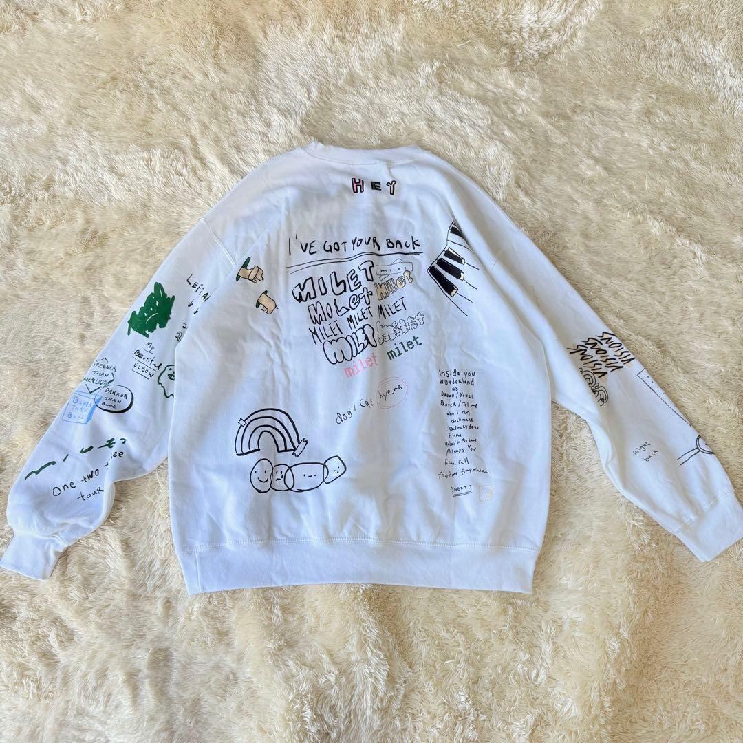 milet GREEN LIGHTSツアー Sweat Shirt ライブグッズ